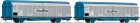 67032 Roco Set of 2 sliding wall Box cars Sea Rail